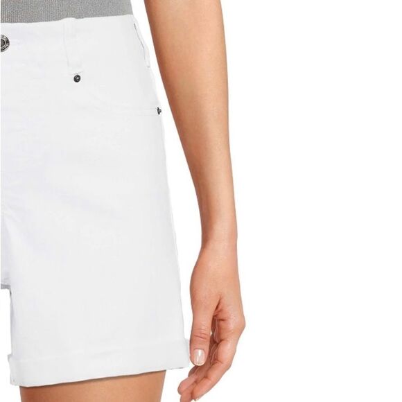 Women’s Denim Rolled Cuff Comfy Shorts 2-Pack Size XL - Picture 13 of 16